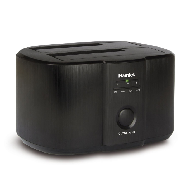 HAMLET DOCKING 25  35SATA III  USB 3.0 DUAL BAY